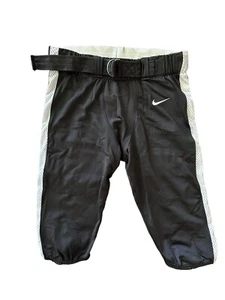 Nike NWT Football Pants Mens Size Large Team Vapor Pro Tights Black White - Picture 1 of 8