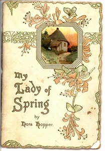 MY LADY OF SPRING, religious Tuck booklet, floral images Victorian, 3829 - Picture 1 of 6