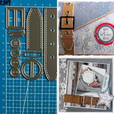 Gürtel Schnalle Metall Cutting Dies Stencils Scrapbooking Stanzschablonen Karte - Bild 1 von 4