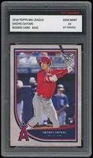 Shohei Ohtani 2018 Topps Big League 1st Graded 10 MLB Rookie Card RC LA Angels