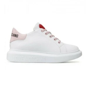LOVE MOSCHINO Shoes Sneakers Woman Girl Shoes Running Heart JA15284G1DIA110B - Picture 1 of 8