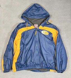 Georgia Tech gelbe Jacken Vintage Herrenjacke XL Essex Herstellung Kapuze - Bild 1 von 6