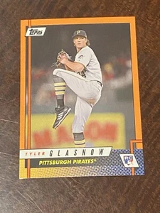 2017 Topps On Demand Rookie Class Orange Tyler Glasnow #8O RC - Picture 1 of 2