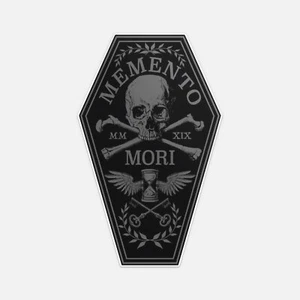 Memento Mori Sticker Vinyl Car Bumper Decal - Picture 1 of 4