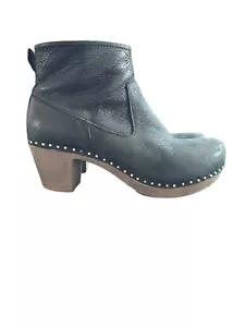 Dansko Sarah Milled Burnished Black size 37 - Picture 1 of 6