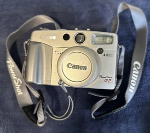Canon PowerShot G2 4.0MP Gray Handheld Digital Camera PC1015 Not Tested - Picture 1 of 13