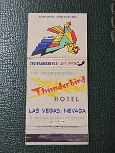 Cubierta Matchbook - Nevada - Thunderbird Hotel Las Vegas, NV - Imagen 1 de 5