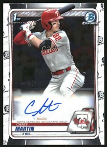 2020 Bowman Chrome Draft Autographs #CDACM Casey Martin Auto