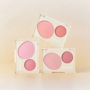 GIVERNY Fluffy Dual Blusher 3.5g Lazy Bunny Collection K-Beauty - Picture 1 of 9