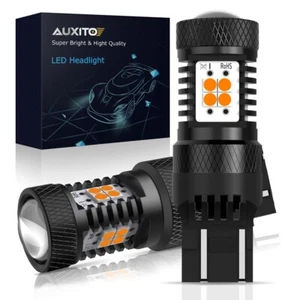 AUXITO Amber yellow 7443/7440 LED Front Turn Signal Light Bulbs No Hyper Flash - Picture 1 of 7