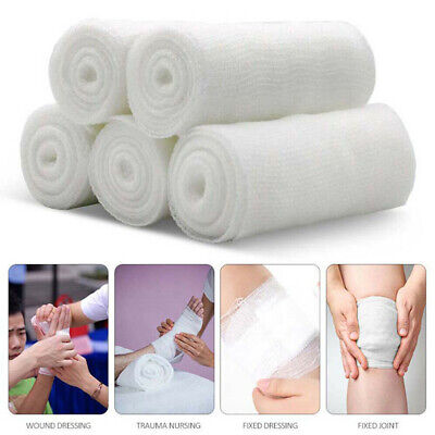4.5m Length Gauze Roll Bandage Sterile Stretch Medical Tape First Aid Wound-ZY • 2.60€
