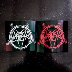 Calcomanía adhesiva de vinilo impermeable Slayer 4 x 4" [💪 Durabilidad HQ] Hell Awaits - Imagen 1 de 7