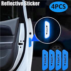 4Pcs/Pack Car Door Open Safety Warning Reflective Decal Stickers Accessories