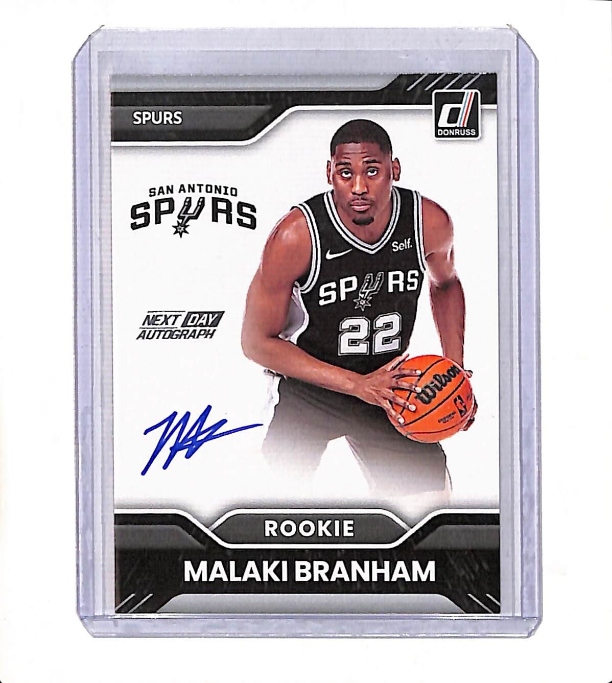 Malaki Branham Rookie Next Day Auto 2022-23 Donruss