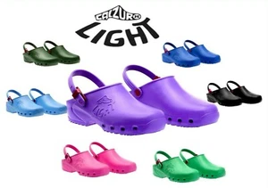 "Calzuro Light" Nurses Doctors Medical Anatomic Lightweight Clogs Slippers - Picture 1 of 25