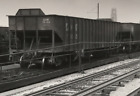 Louisville & Nashville Railroad L&N LN #74153 Triple Hopper Train B&W Photo