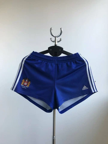 WIGAN ATHLETIC 1998 2000 HOME FOOTBALL SOCCER SHORTS ADIDAS VTG VINTAGE MENS M Cover