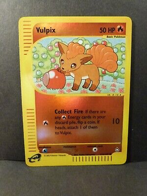 Pokemon Reverse Foil Card : Vulpix  116/147 (Aquapolis 2003)