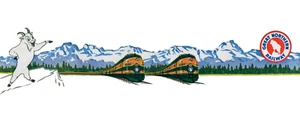 Póster publicitario de locomotora tren Great Northern Twin Engines Empire Builder - Imagen 1 de 1