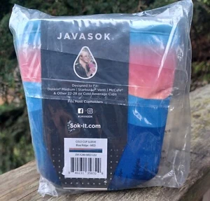 Java Sok Insulating Cold Beverage Sleeve 22-28 oz Medium Reusable NWT Polar Frz - Picture 1 of 3
