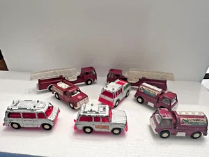Vintage Lot Tootsietoy (8) Emergency Rescue Vehicles Made In USA - Picture 1 of 17