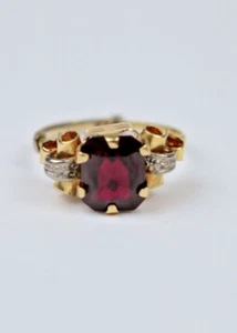 Ein Vintage 18K Goldring - Bild 1 von 11