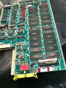 OLD MEMORY PCB WITH 22 X 6264 HITACHI SRAM MEMORY CHIPS HM6264LP-15 ac1X15 - Picture 1 of 3