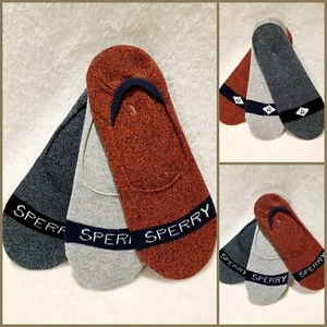 SPERRY Topsider Men's Signature Invisible Sock Liners 3 Pair Shoe Size 9-11 NWOT - Picture 1 of 5