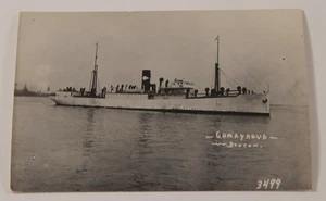 Vaporera de vapor COMAYAGUA foto real postal United Fruit Company hundida en la Segunda Guerra Mundial - Imagen 1 de 2