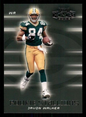 2002 Playoff Honors Rookie Stallions #RS21 Javon Walker - Image 1 of 2
