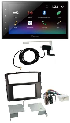 Pioneer DAB MP3 Bluetooth 2DIN USB Autoradio für Mitsubishi Pajero Shogun ab 14 - Bild 1 von 4