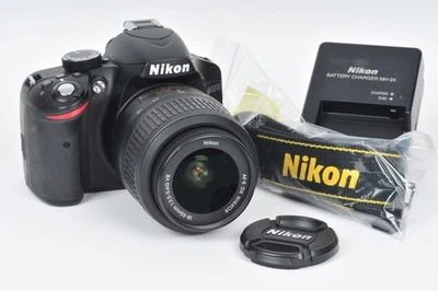 Nikon D3200 24MP Digital SLR Camera with 18-55 VR Nikon Lens 8000 Shutter Count - Image 1 of 4
