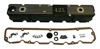 Kit de cubierta de válvula de aluminio negro RT Off-Road RT35005 para Jeep CJ7 1981-1986 4,2 L Foto 1 de 2