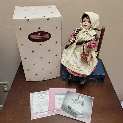Muñeca de porcelana Laura Ingalls Little House on the Prairie Ashton-Drake Galerías Foto 1 de 4