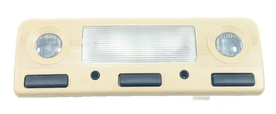 BMW E38 E39 Front Dome Light Overhead Map Lamp Tan Sand Beige 1996-2003 OEM - Image 1 of 4