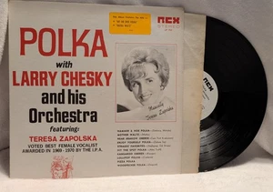 Polka with Larry Chesky and His Orchestra LP-753 Vinyl 12'' Rex Stereo VG+ - Imagen 1 de 6