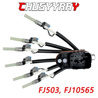 FJ503 Spider Fuel Injector 6 Cylinder For 1996-1998 Chevrolet C1500 4.3L V6 - Image 1 of 4