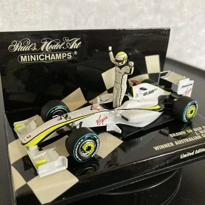 MINICHAMPS 1/43 Brawn GP BGP 001 Jenson Button GP d'Australia vittoria 2009 - Immagine 1 di 4