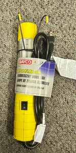 BATCO FL-506N-51 PORTABLE UTILITY WORK LIGHT 6FT CORD FLUORESCENT 11.25" YELLOW - Picture 1 of 2
