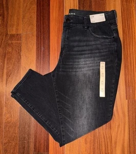 A.N.A.~ A New Approach ~ Black Denim Mid-Rise SKINNY Jeans ~ Comfort WB ~ Sz 22W - Picture 1 of 4