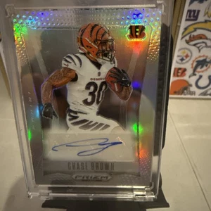 2024 Panini Prizm Deca - Auto Chase Brown #S-CBN Silver Prizm - Picture 1 of 2