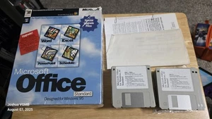 Microsoft Office Standard for Windows 95 – Complete with Box & Disks (Tested) - Picture 1 of 12