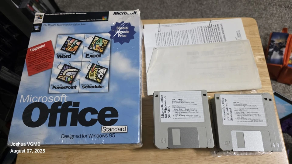 Microsoft Office Standard para Windows 95 - Completo con caja y discos (probado) Foto 1 de 4