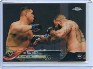 2018 Topps UFC Chrome TAI TUIVASA RC Rookie Scheda Base #73 "Bam Bam" - Foto 1 di 2