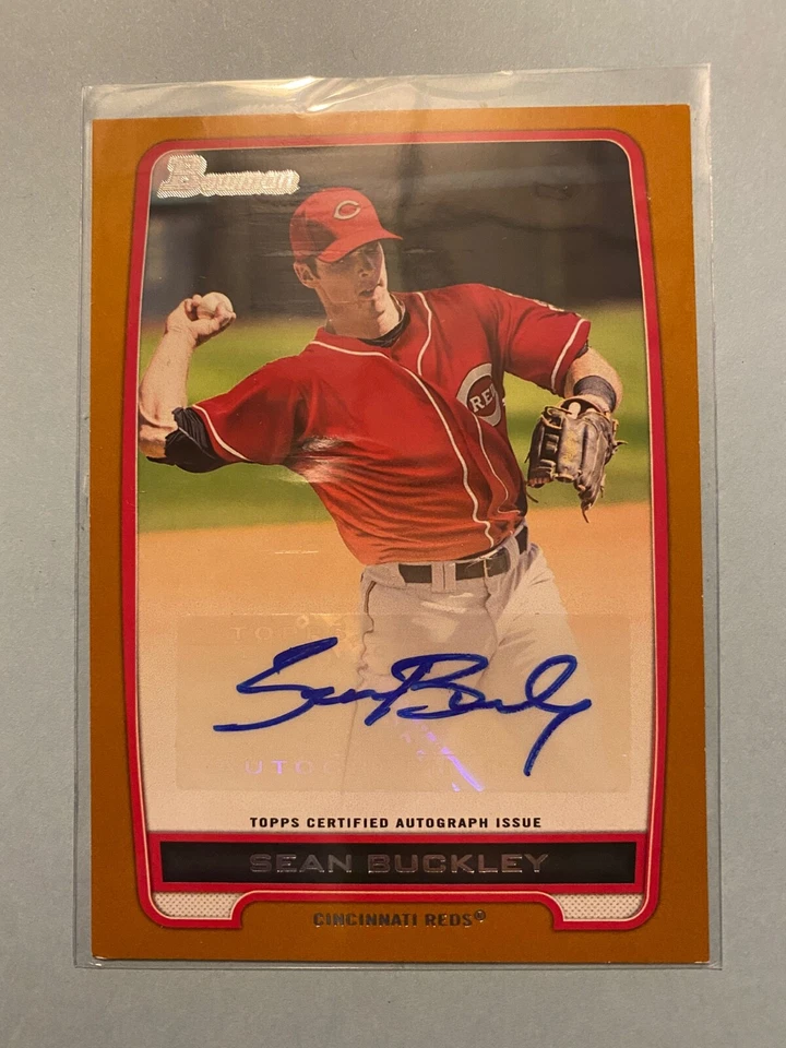 A36,737 - 2012 Bowman Prospect Autographs Orange #SB Sean Buckley/250 - Image 1 of 1