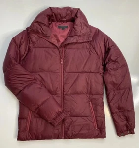 Caterpillar Women’s Maroon Down Puffer Jacket / Women’s Size Small - Picture 1 of 5