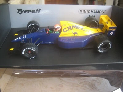 MINICHAMPS 1/18 TYRRELL 018 J.HERBERT 1989 BELGIAN GP - Image 1 of 4