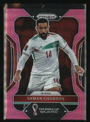 Saman Ghoddos 2020 Panini Prizm FIFA World Cup Qatar Pink #124 Soccer Card - Image 1 of 2