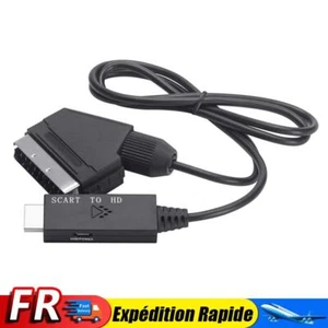 Adaptateur Audio-vidéo 1m, convertisseur compatible péritel 1080P vers HDMI pour - Bild 1 von 11