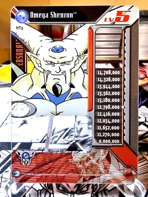 DBZ CCG DRAGON BALL Z GT OMEGA SHENRON LV5 HT5 HI-TECH PROMO CARD NEAR MINT 2004 - Image 1 of 2